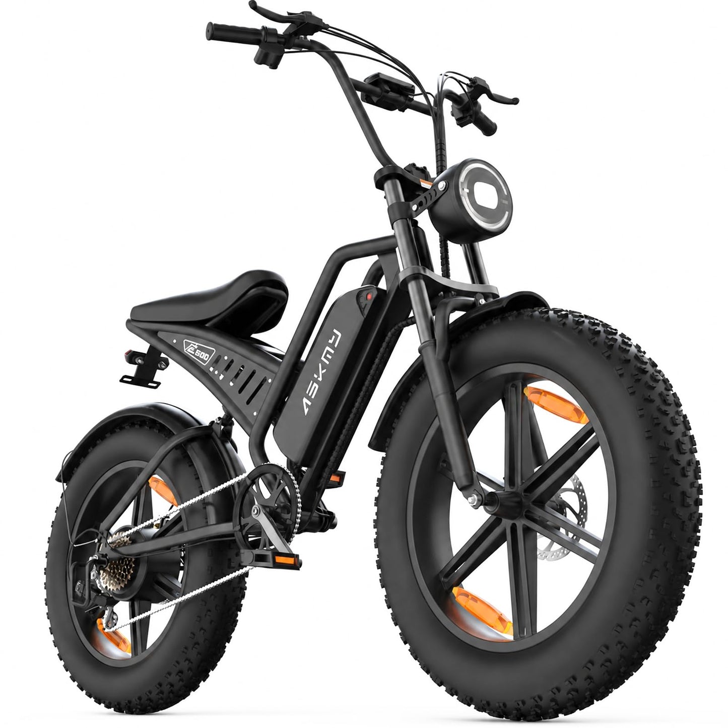 20" Fat Tire Electric Bike for Adults, 1500W Peak Motor E-Bike with 48V 15Ah Removable Battery, 60 Miles PAS Range, Dirt Electric Mountain Bicycles for Off Road and Commuting