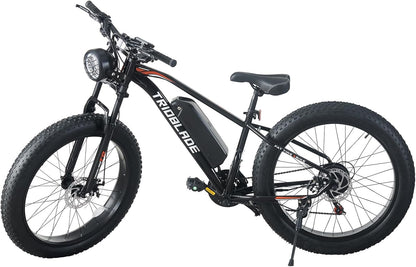 26" Electric Bikes for Adults Fat Tire Electric Mountain Bike with 36V 10.4AH Battery&250W Motor E-bike 21Speed with LCD Display Electric Commuter Bicycle for Men and Women (26inch Fat Tire ebike)
