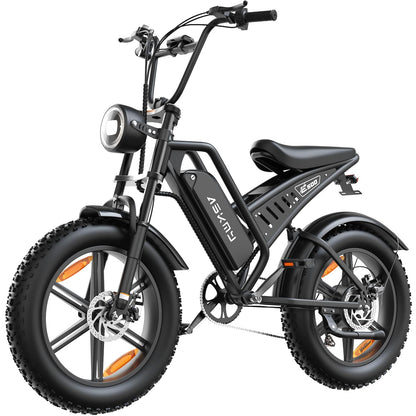 20" Fat Tire Electric Bike for Adults, 1500W Peak Motor E-Bike with 48V 15Ah Removable Battery, 60 Miles PAS Range, Dirt Electric Mountain Bicycles for Off Road and Commuting