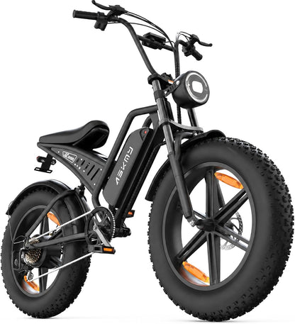 20" Fat Tire Electric Bike for Adults, 1500W Peak Motor E-Bike with 48V 15Ah Removable Battery, 60 Miles PAS Range, Dirt Electric Mountain Bicycles for Off Road and Commuting